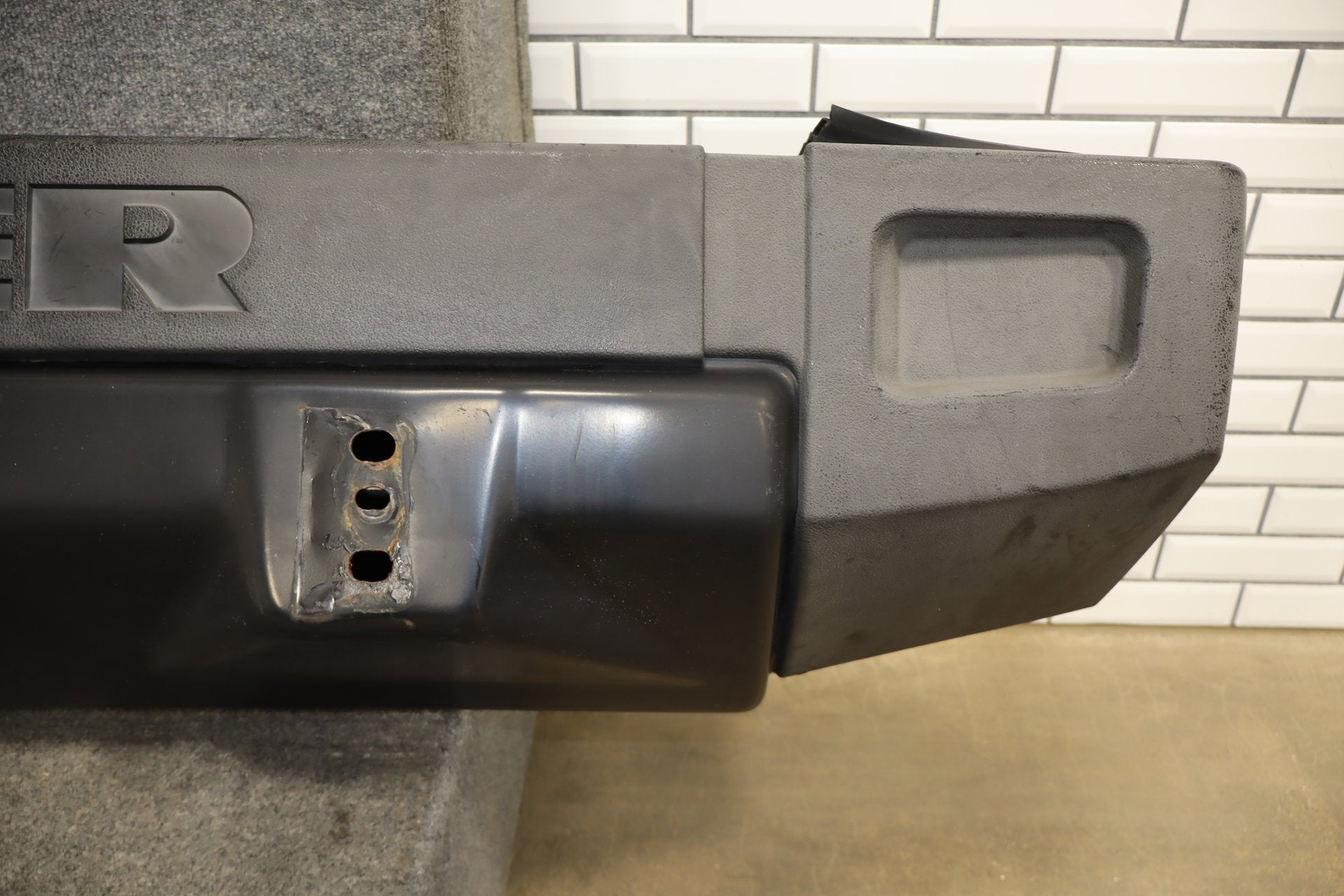 2003-2005 Hummer H2 Rear Bumper Pewter 11