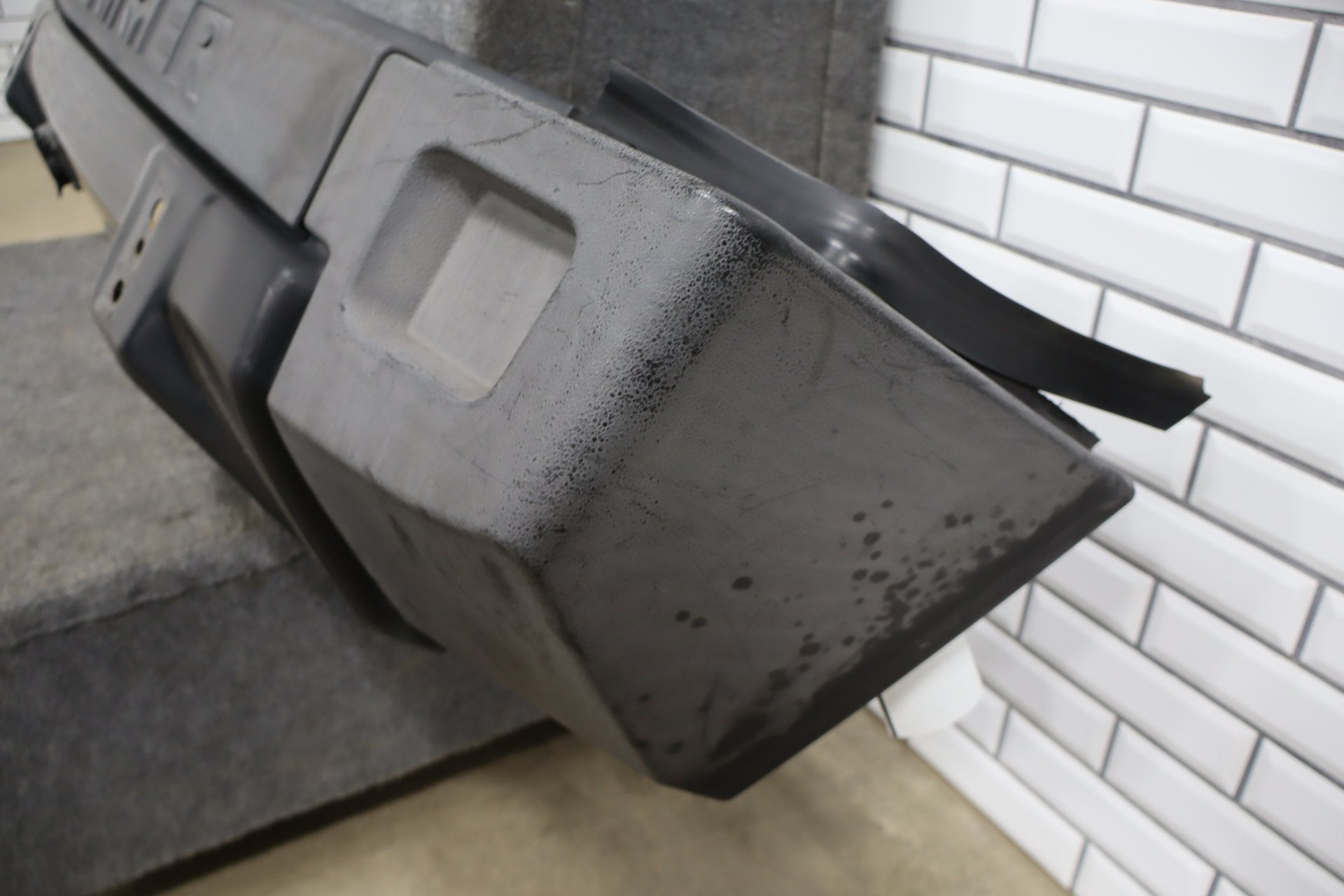 2003-2005 Hummer H2 Rear Bumper Pewter 11