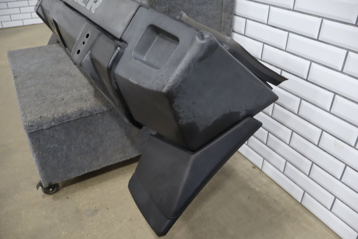 2003-2005 Hummer H2 SUV Rear Bumper Assembly W/ End Caps - Sun Fade, Drilled