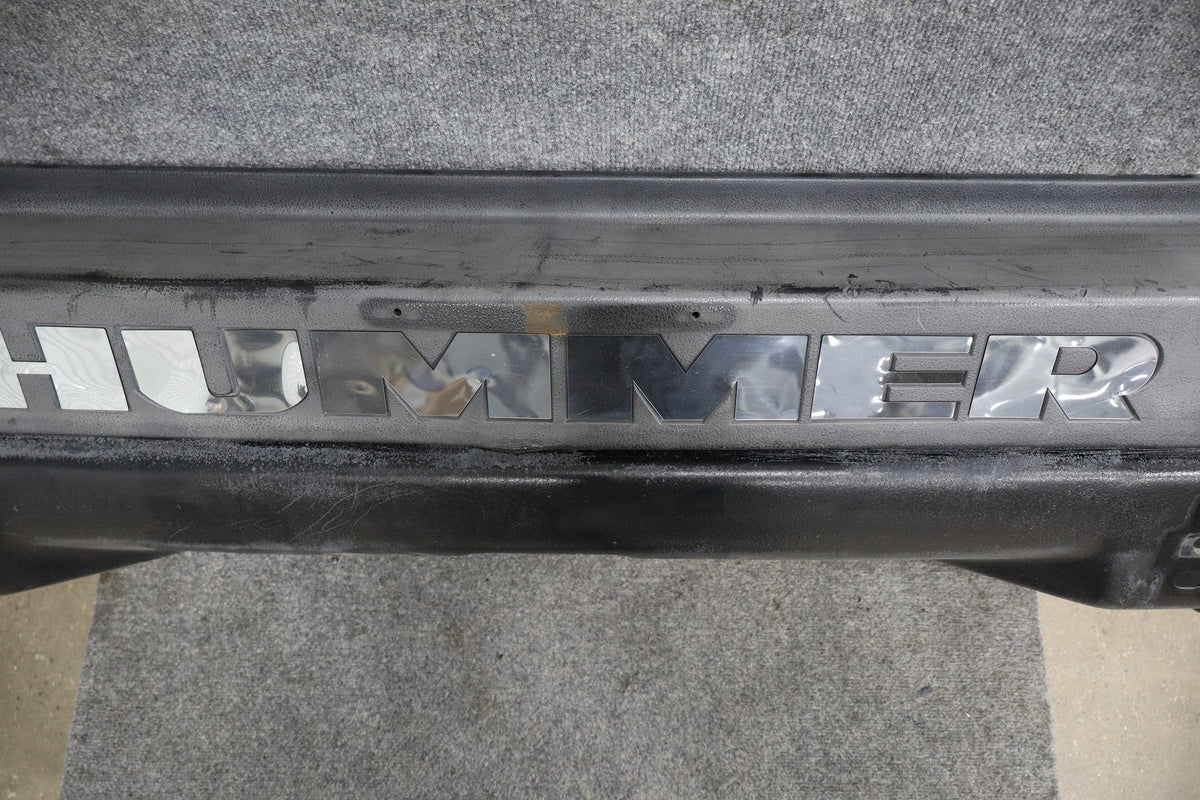2003-2005 Hummer H2 SUV Rear Bumper Assembly W/ End Caps - Sun Fade, Drilled