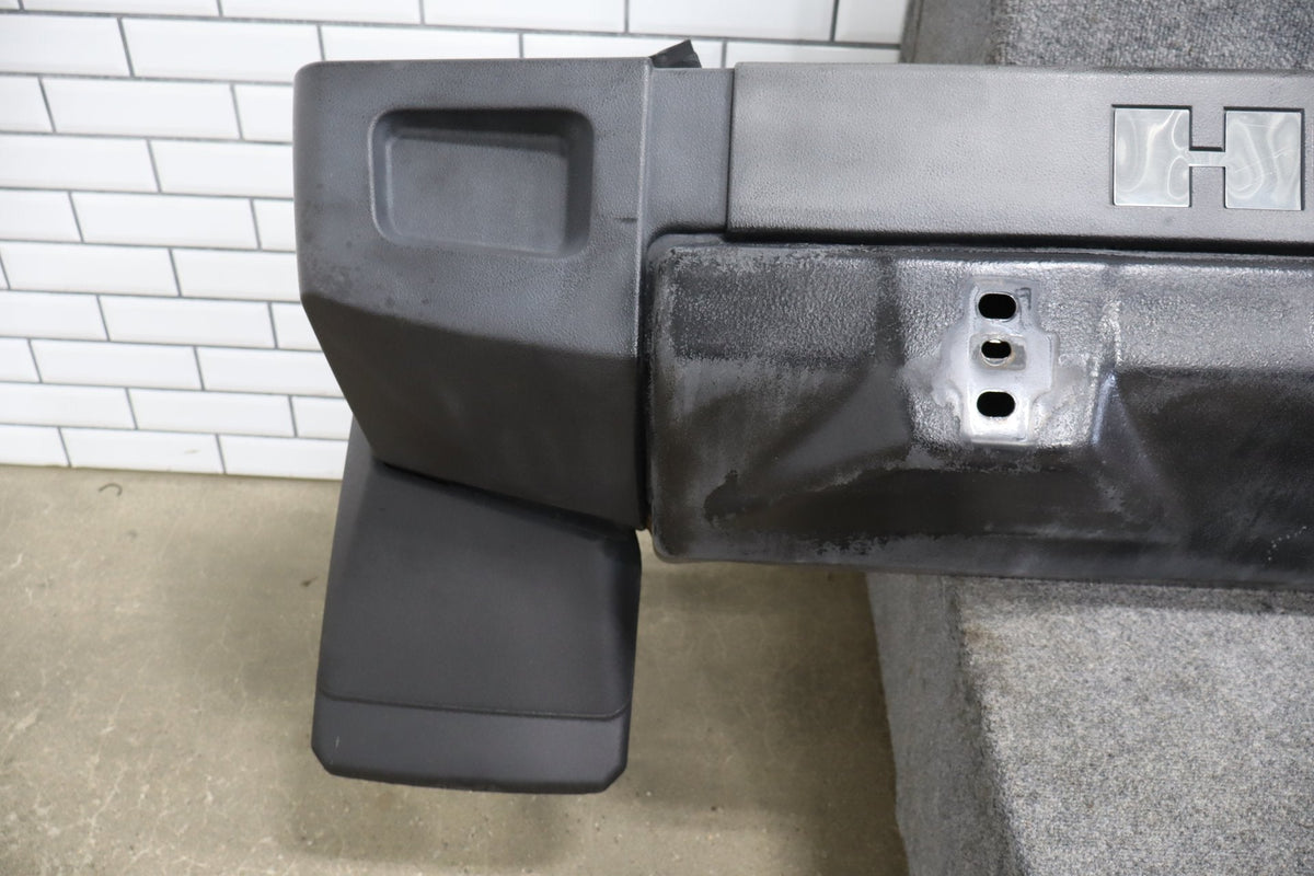2003-2005 Hummer H2 SUV Rear Bumper Assembly W/ End Caps - Sun Fade, Drilled