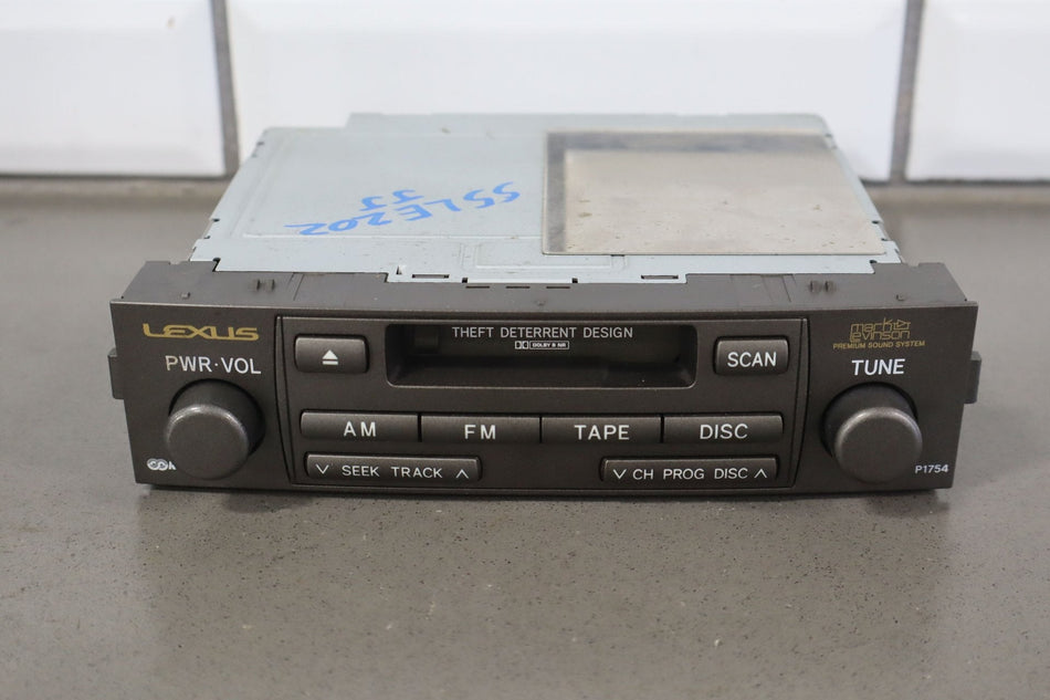 2003-2005 Lexus GX470 Radio Control Unit 86120-60441 Cassette Player