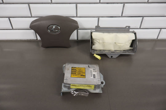 2003 - 2005 Lexus LX470 Driver & Passenger Air Bags W/Control Module