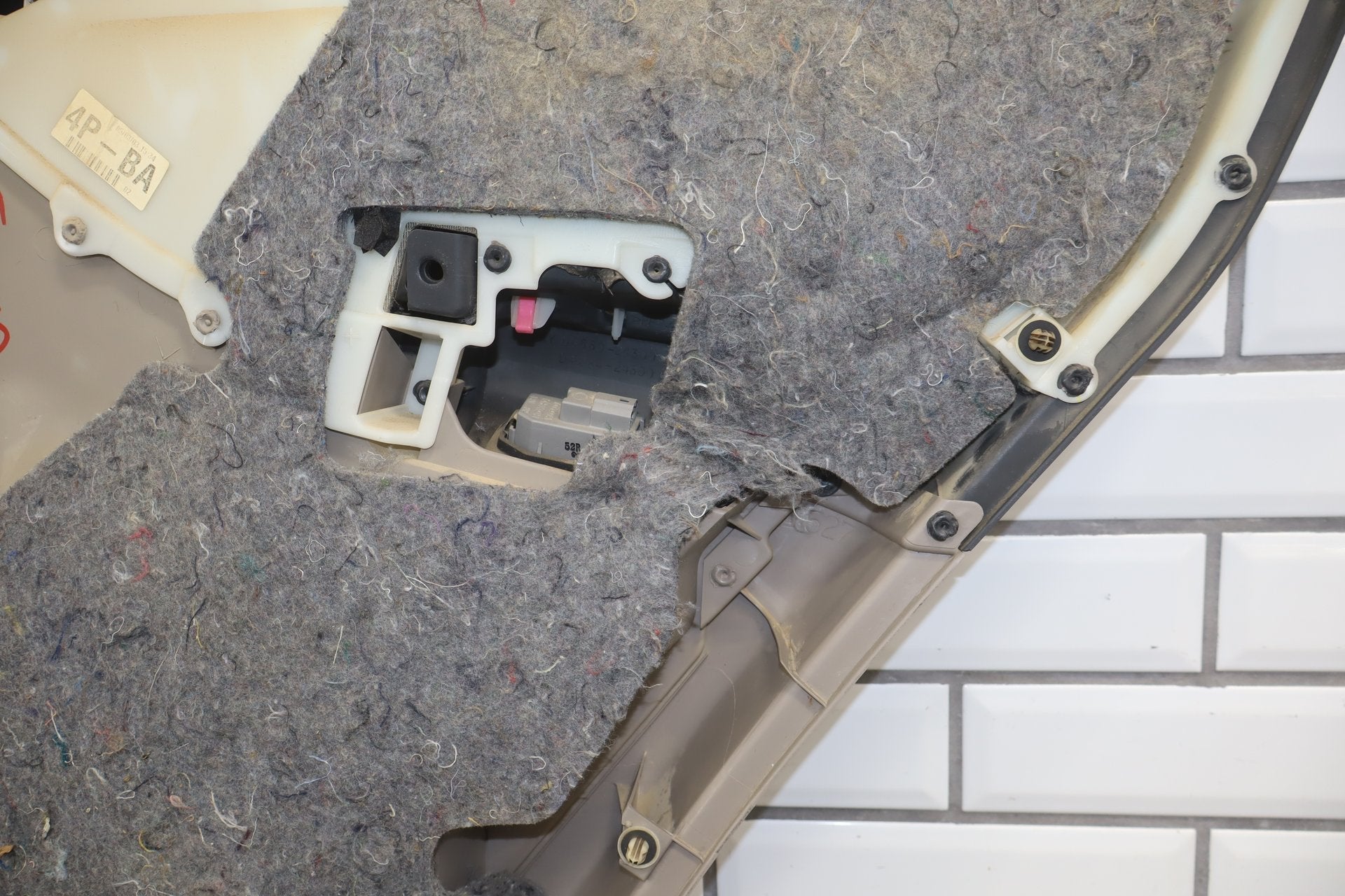 2003-2005 Toyota 4Runner SR5 Left Rear Door Panel Taupe 42