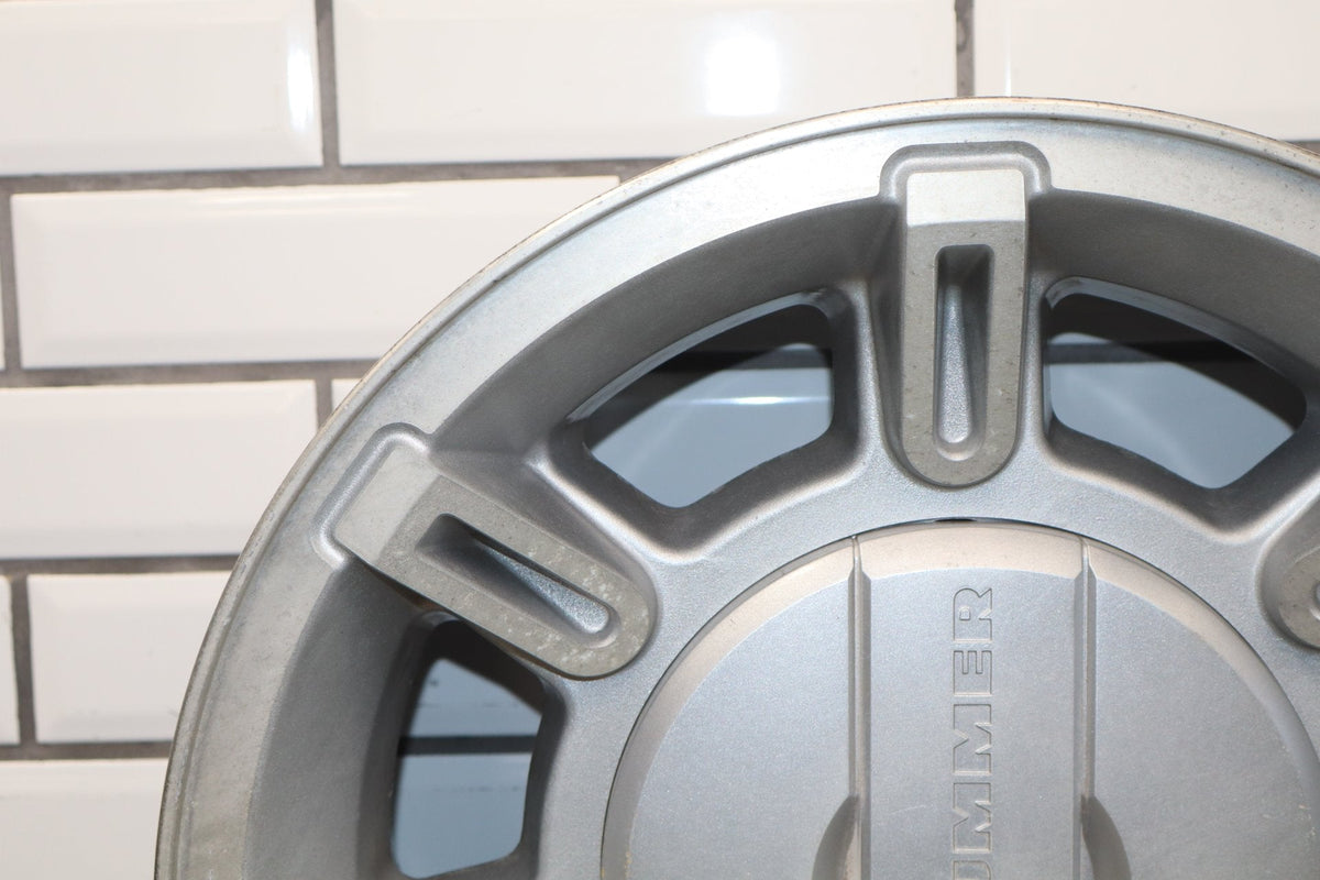2003-2007 Hummer H2 17x8.5 OEM Wheel- Single Silver