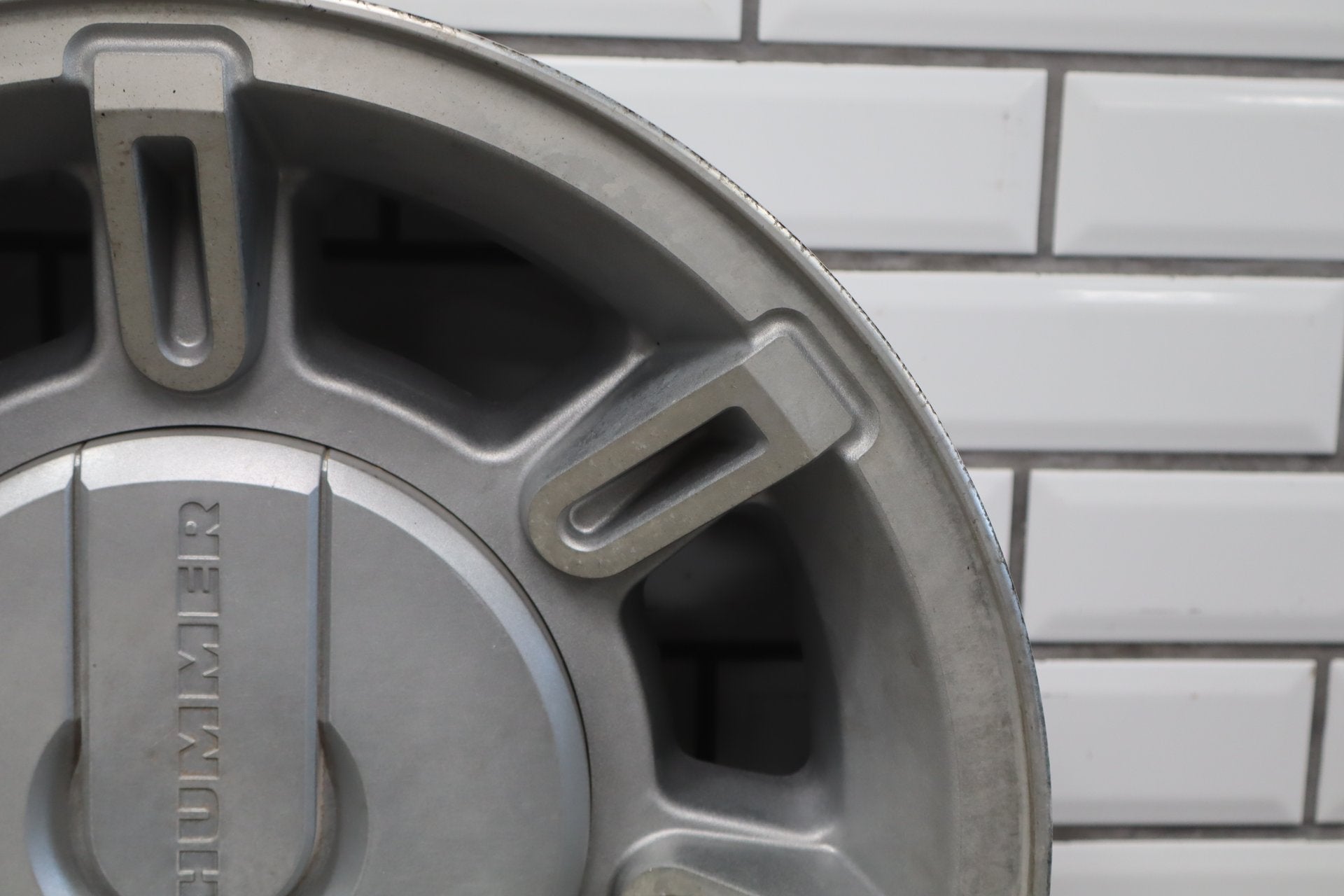 2003-2007 Hummer H2 17x8.5 OEM Wheel- Single Silver