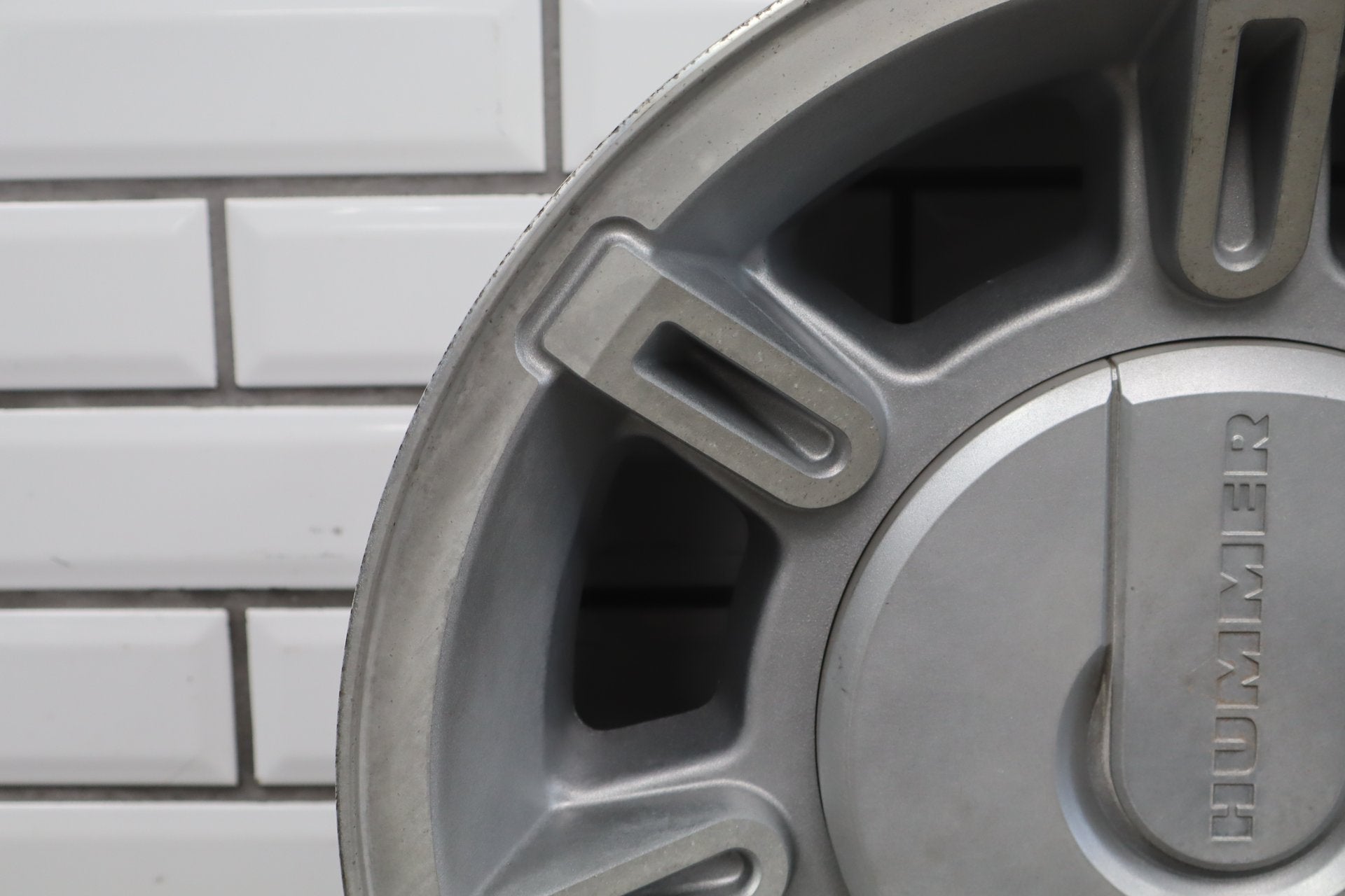 2003-2007 Hummer H2 17x8.5 OEM Wheel- Single Silver