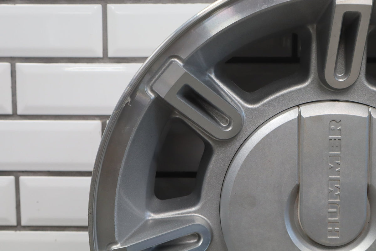 2003-2007 Hummer H2 17x8.5 OEM Wheel- Single Silver