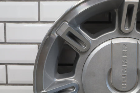 2003-2007 Hummer H2 17x8.5 OEM Wheel- Single Silver