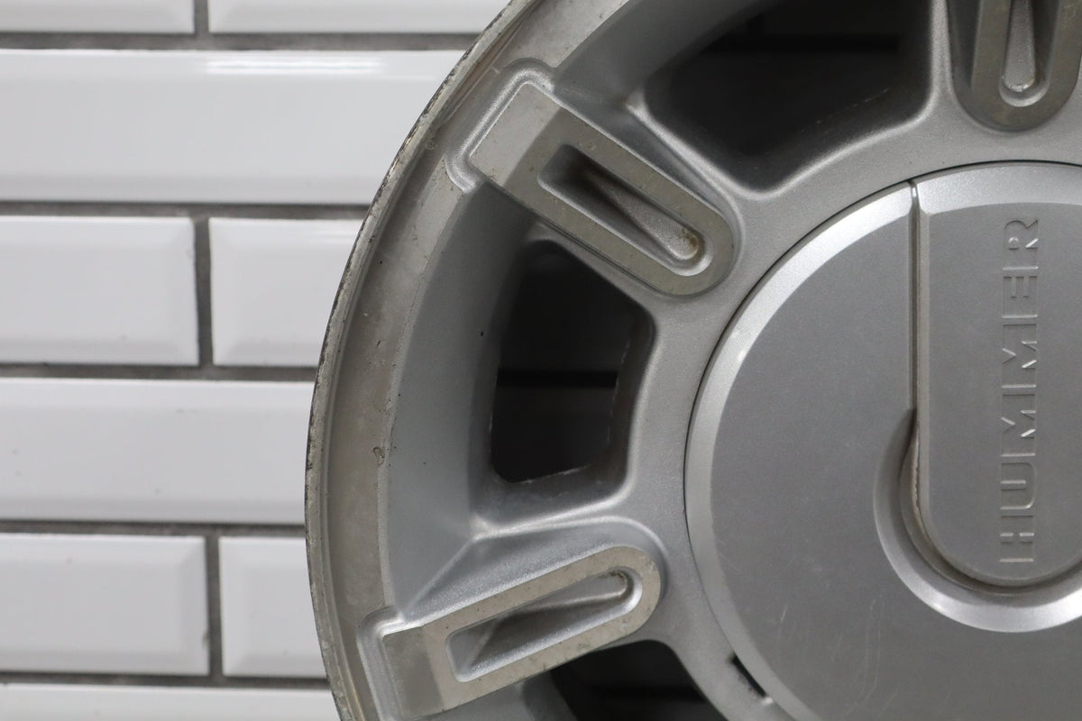 2003-2007 Hummer H2 17x8.5 OEM Wheel- Single Silver