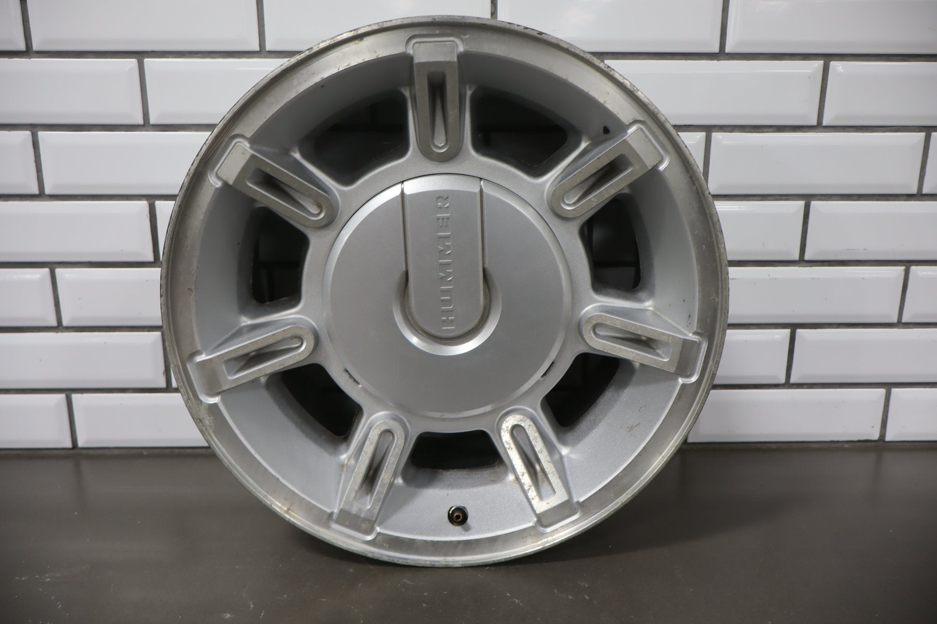 2003-2007 Hummer H2 17x8.5 OEM Wheel- Single Silver