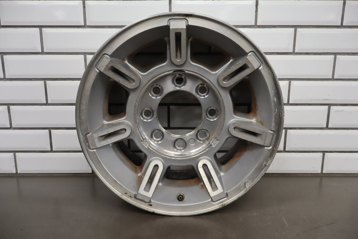 2003-2007 Hummer H2 17x8.5 OEM Wheel - Single Silver