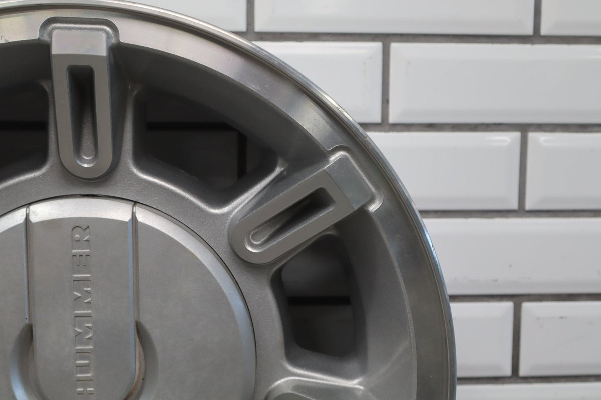 2003-2007 Hummer H2 17x8.5 OEM Wheel- Single Silver
