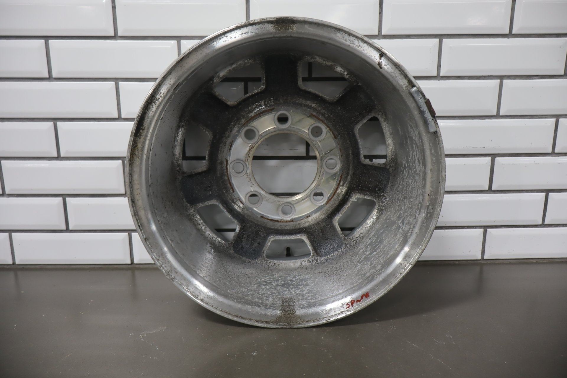 2003-2007 Hummer H2 17x8.5 OEM Wheel- Single Silver