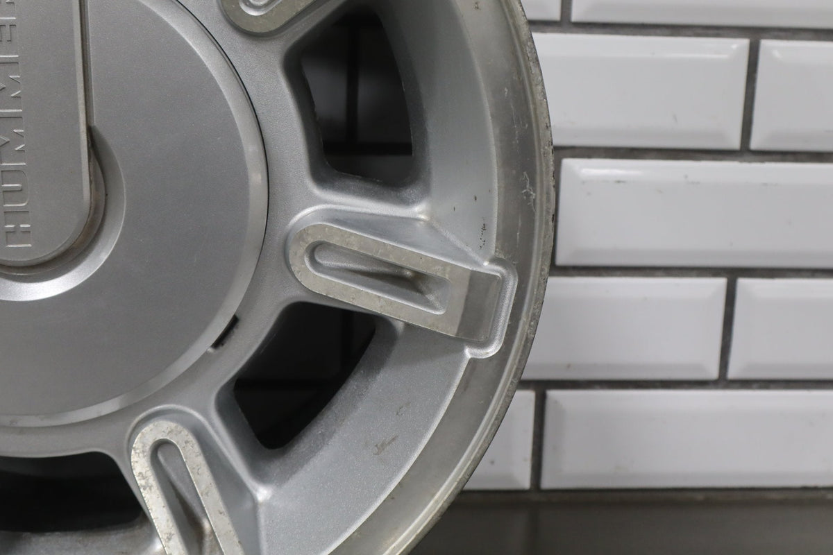 2003-2007 Hummer H2 17x8.5 OEM Wheel- Single Silver