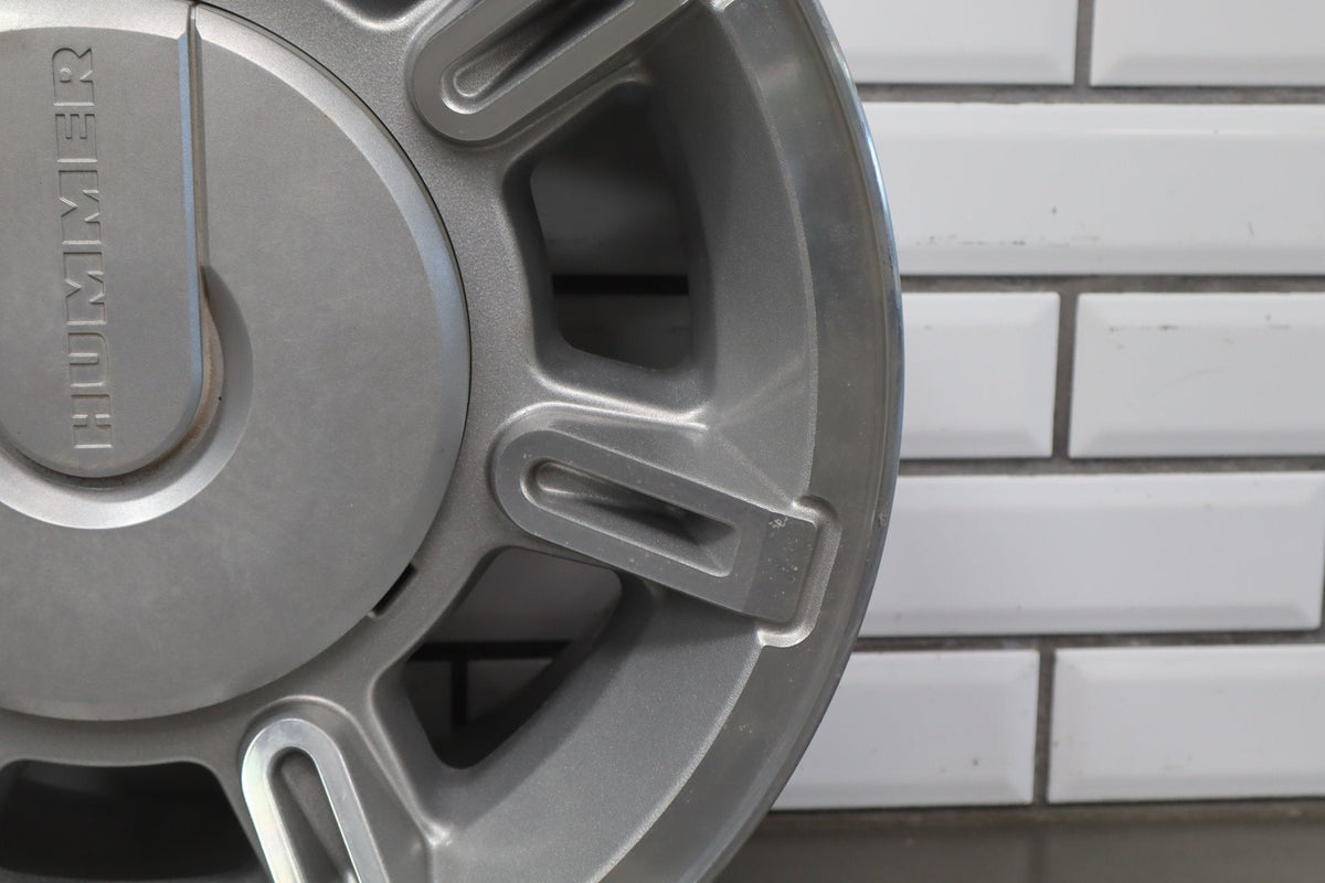 2003-2007 Hummer H2 17x8.5 OEM Wheel- Single Silver