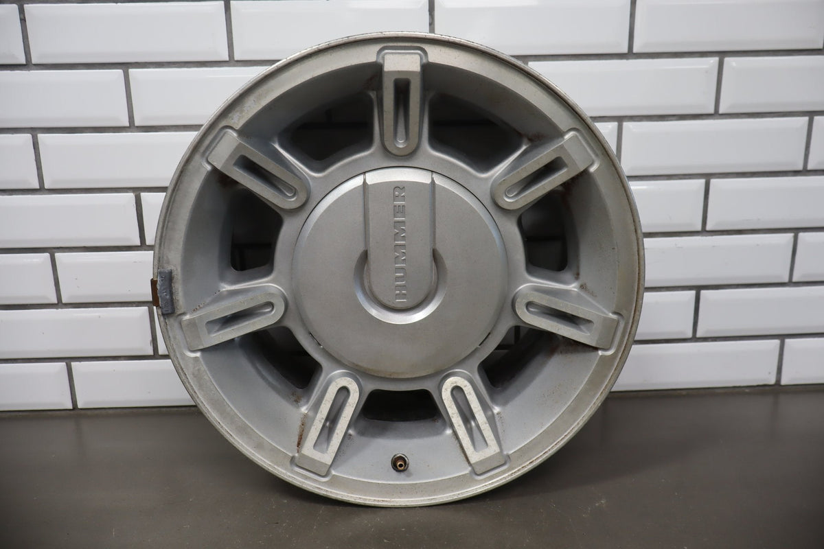 2003-2007 Hummer H2 17x8.5 OEM Wheel- Single Silver