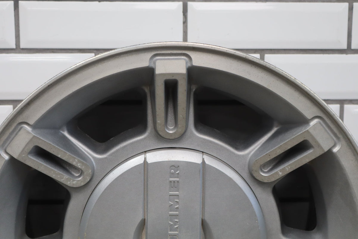 2003-2007 Hummer H2 17x8.5 OEM Wheel- Single Silver