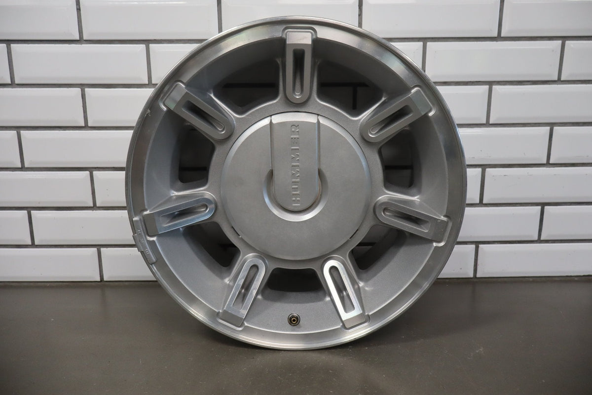 2003-2007 Hummer H2 17x8.5 OEM Wheel- Single Silver