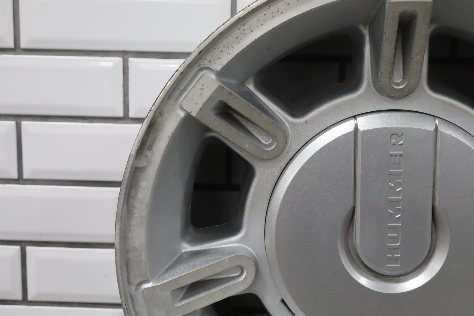 2003-2007 Hummer H2 17x8.5 OEM Wheel- Single Silver