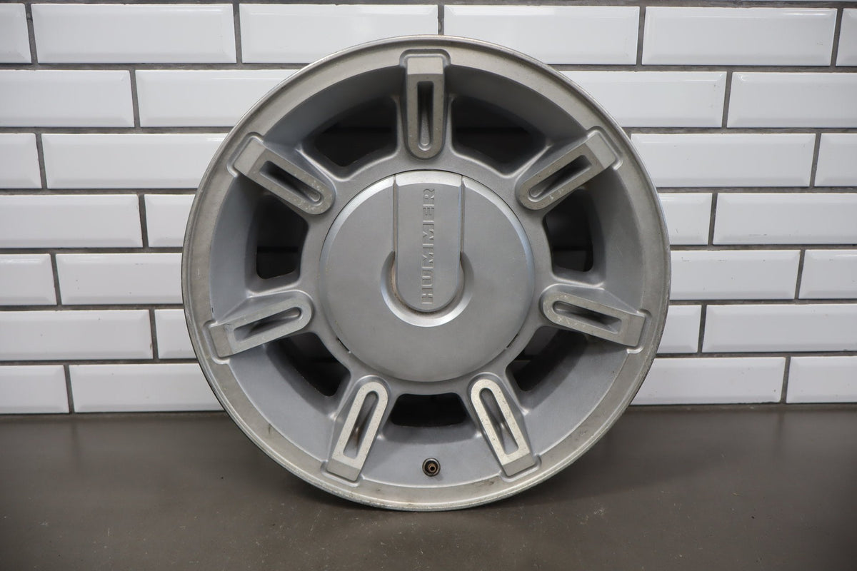 2003-2007 Hummer H2 17x8.5 OEM Wheel- Single Silver