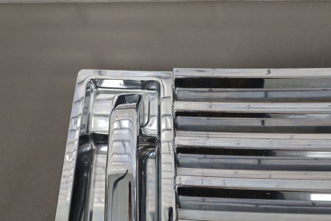 2003 - 2007 Hummer H2 Aftermarket Wellstar Upper Chrome Hood Grille (Weathered)