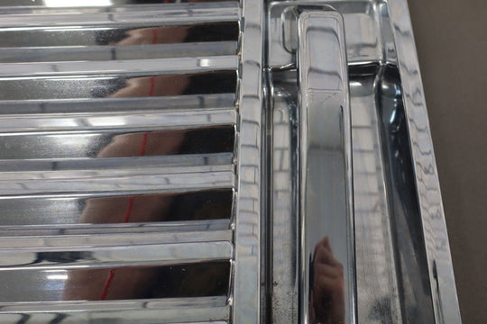 2003 - 2007 Hummer H2 Aftermarket Wellstar Upper Chrome Hood Grille (Weathered)