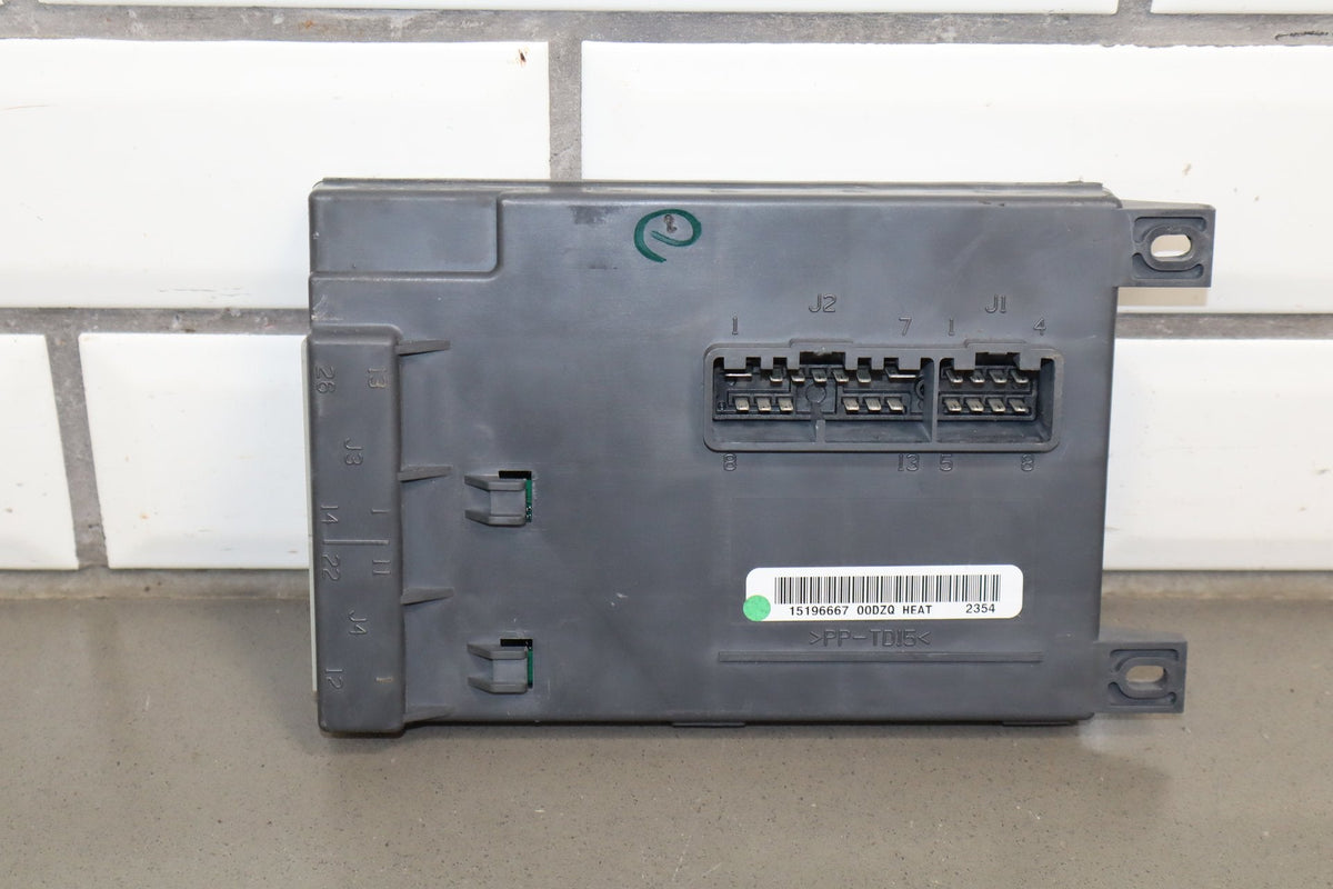 2003-2007 Hummer H2 Driver Seat Memory Module 15835069