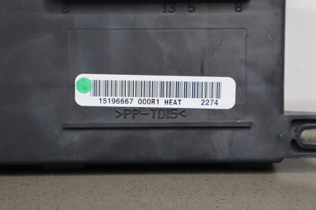 2003-2007 Hummer H2 Driver Seat Memory Module 15835069