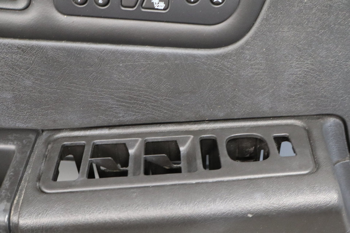 2003-2007 Hummer H2 - Left Front Door Trim Panel Ebony 48 15846876