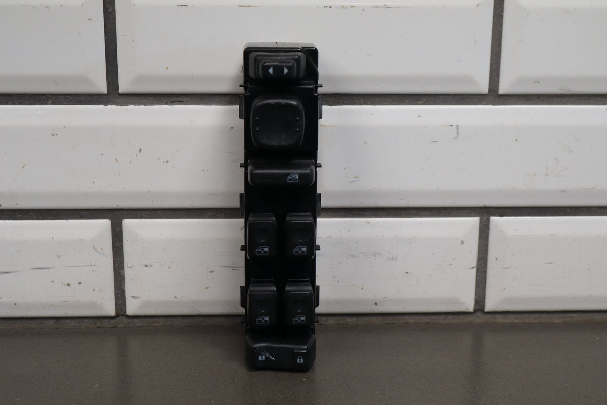 2003-2007 Hummer H2 - Left Front Window Switch W/ Bezel Ebony