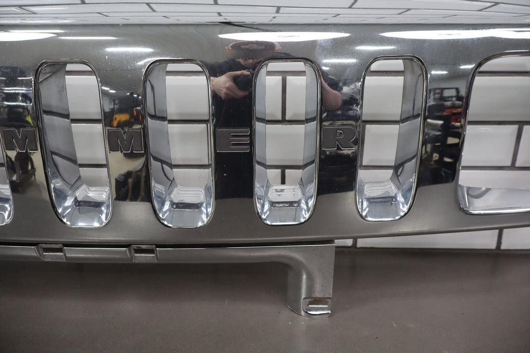 2003 - 2007 Hummer H2 OEM Upper Headlight Bumper Chrome Grille