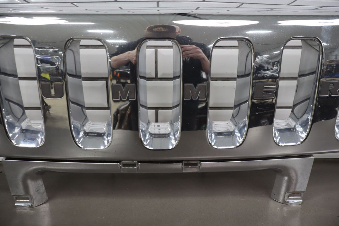 2003 - 2007 Hummer H2 OEM Upper Headlight Bumper Chrome Grille