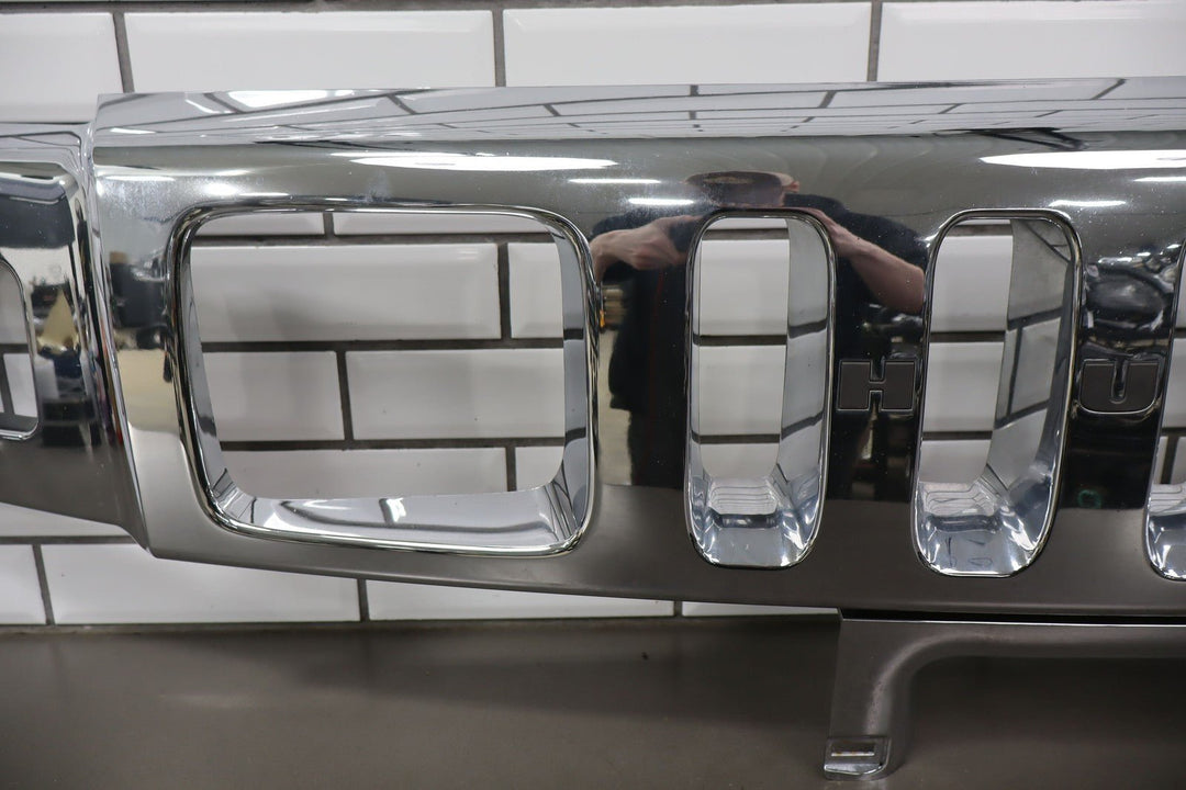 2003 - 2007 Hummer H2 OEM Upper Headlight Bumper Chrome Grille
