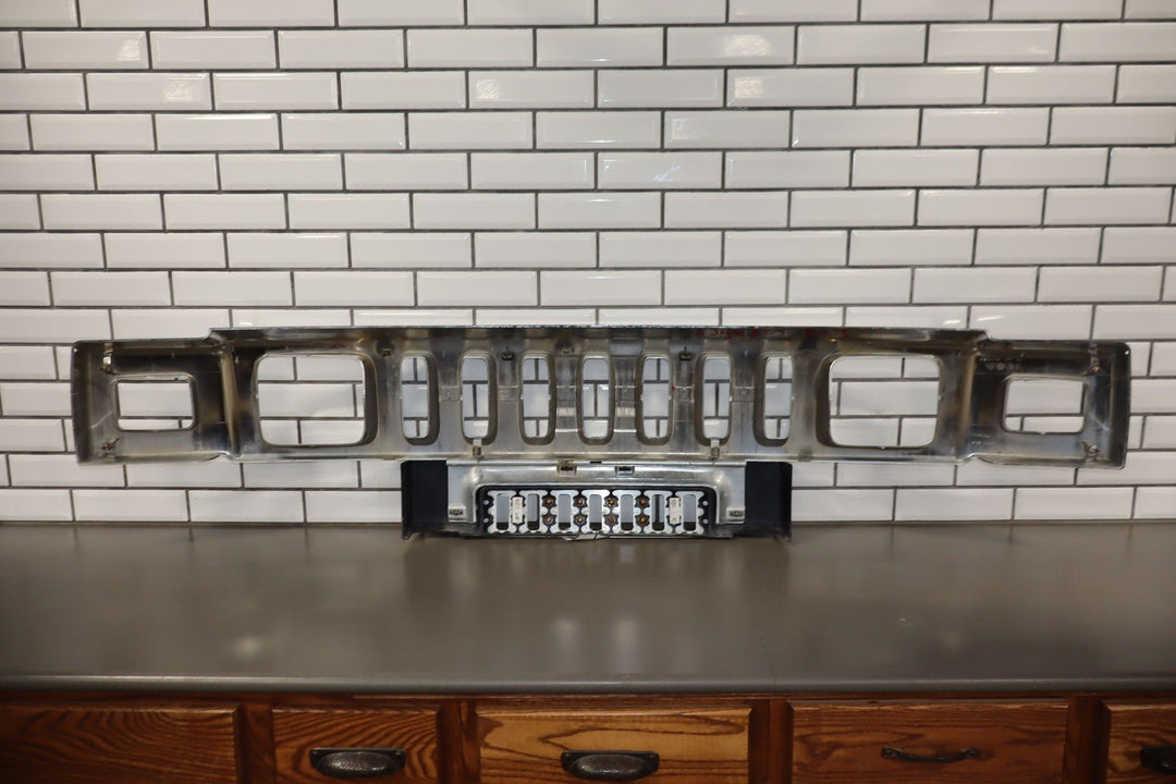 2003 - 2007 Hummer H2 OEM Upper Headlight Bumper Chrome Grille