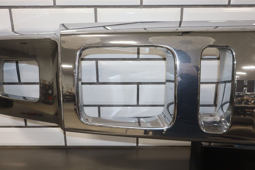 2003 - 2007 Hummer H2 OEM Upper Headlight Bumper Chrome Grille
