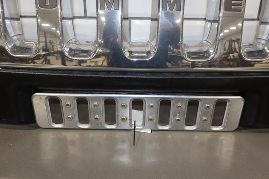 2003 - 2007 Hummer H2 OEM Upper Headlight Bumper Chrome Grille