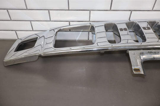 2003 - 2007 Hummer H2 OEM Upper Headlight Bumper Grille (Chrome) *Weathered*