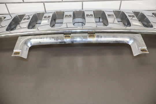 2003 - 2007 Hummer H2 OEM Upper Headlight Bumper Grille (Chrome) *Weathered*