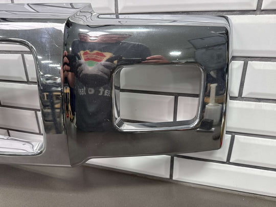 2003 - 2007 Hummer H2 OEM Upper Headlight Bumper Grille (Chrome) *Weathered*