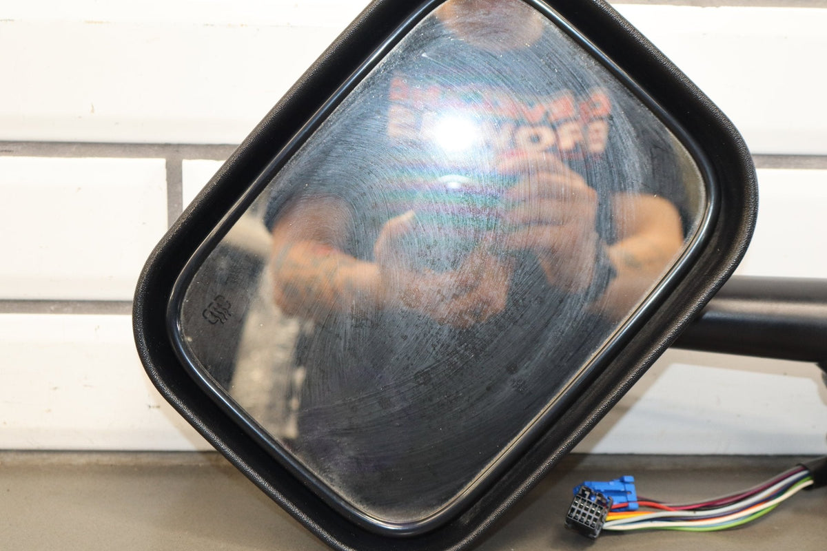 2003-2007 Hummer H2 Power Left Door Mirror Chrome Trim