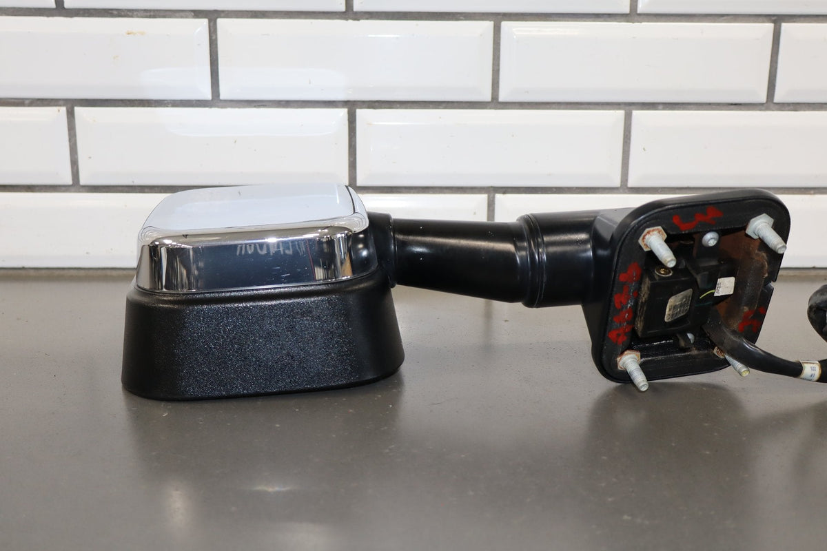 2003-2007 Hummer H2 Power Left Door Mirror Chrome Trim
