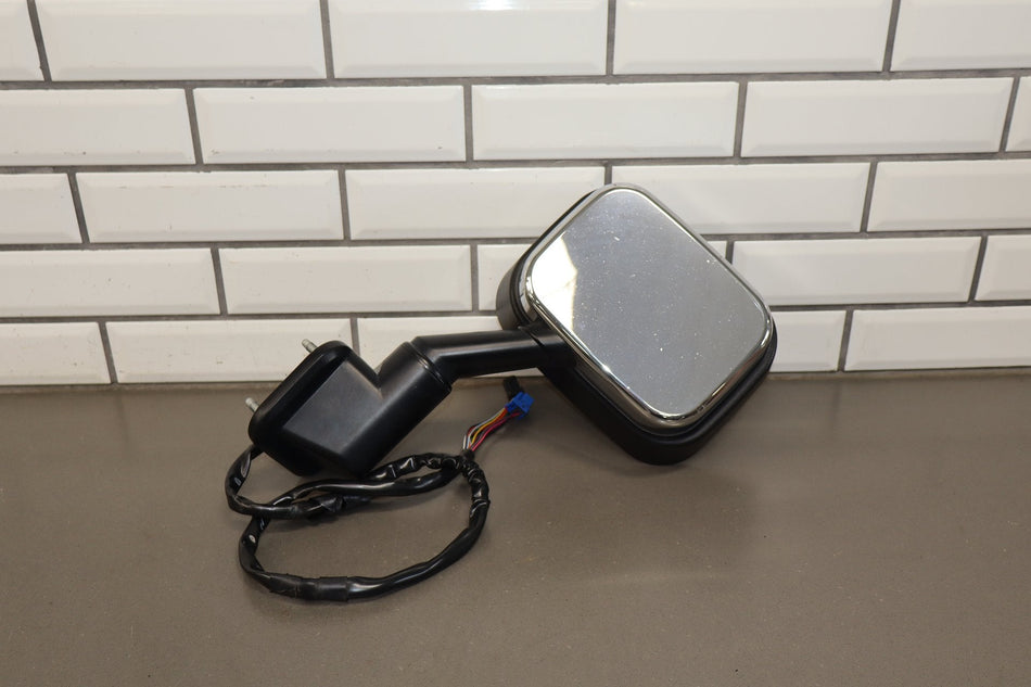 2003-2007 Hummer H2 Power Left Door Mirror Chrome Trim