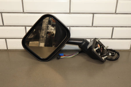 2003-2007 Hummer H2 Power Left Door Mirror Chrome Trim