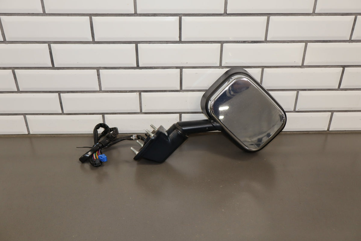 2003-2007 Hummer H2 Power Left Door Mirror Chrome Trim
