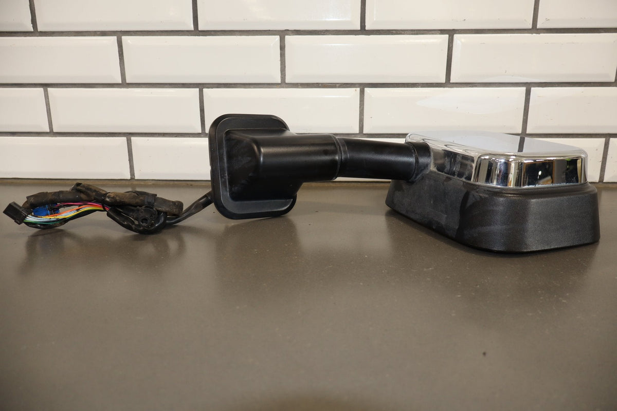 2003-2007 Hummer H2 Power Left Door Mirror Chrome Trim