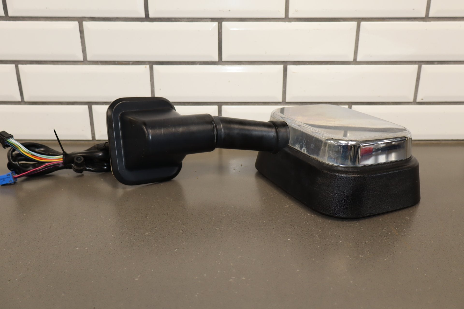 2003-2007 Hummer H2 Power Left Door Mirror Chrome Trim