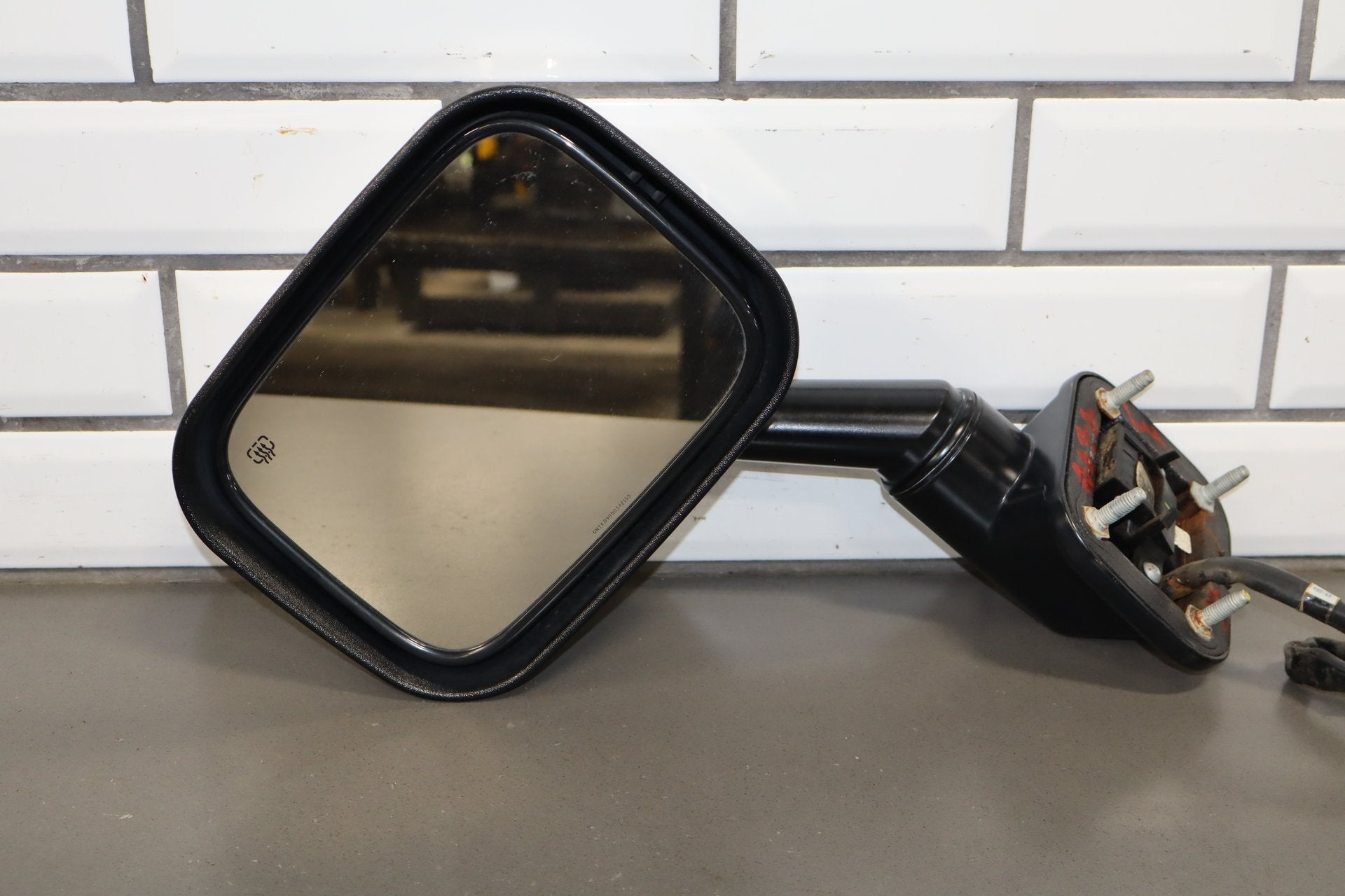 2003-2007 Hummer H2 Power Left Door Mirror Chrome Trim