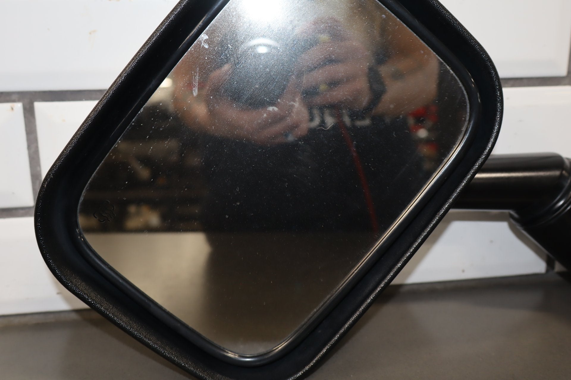 2003-2007 Hummer H2 Power Left Door Mirror Chrome Trim