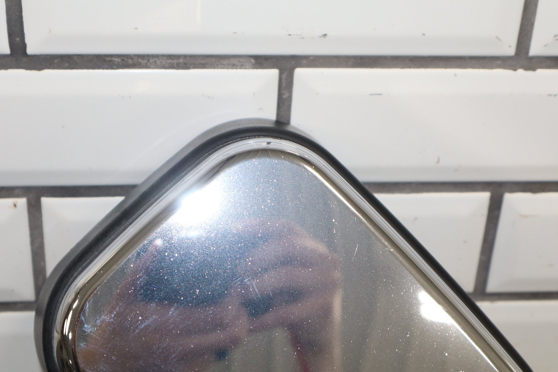 2003-2007 Hummer H2 Power Left Door Mirror Chrome Trim